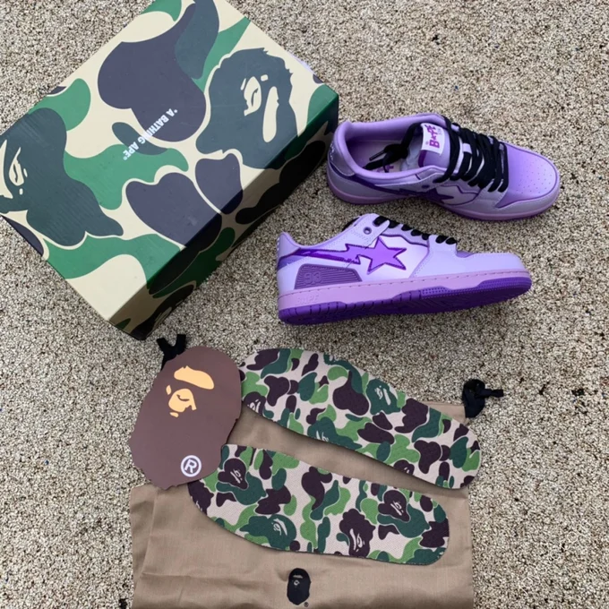 BAPE STA SK8 Purple