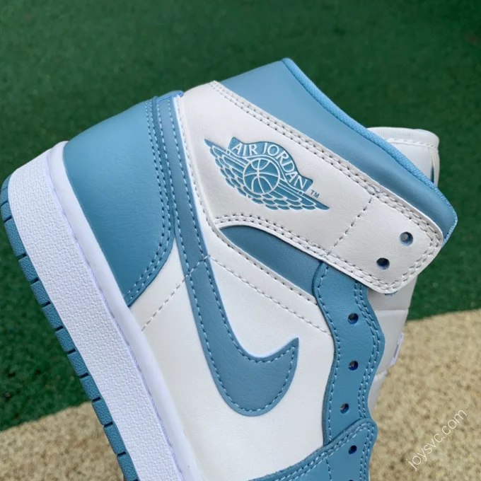 Air Jordan 1 Mid UNC White Blue Sneakers BQ6472-141