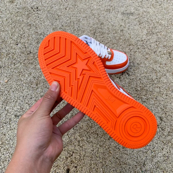 BAPE STA SK8 Orange White