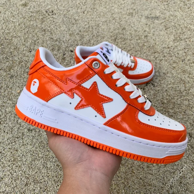 BAPE STA SK8 Orange White