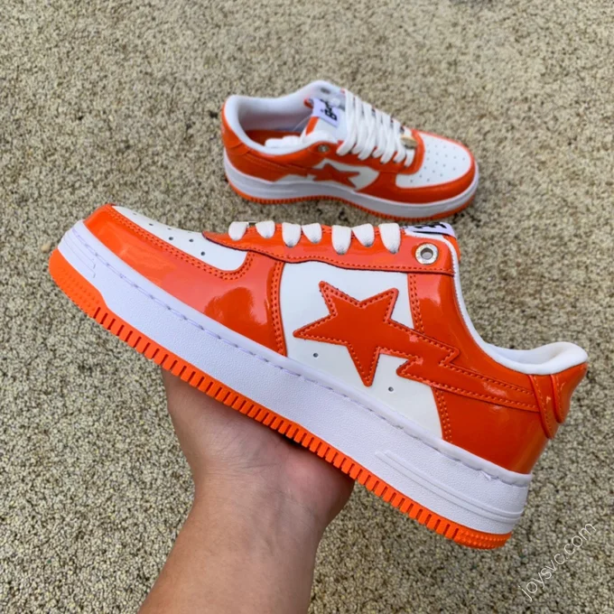 BAPE STA SK8 Orange White