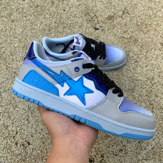 BAPE STA SK8 Grey Blue