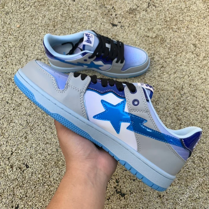 BAPE STA SK8 Grey Blue