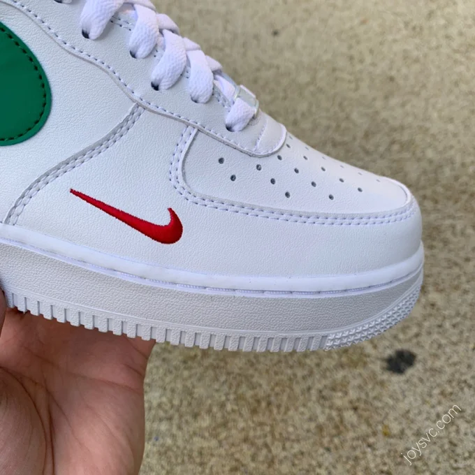 Nike Air Force 1 White/Green Double Swoosh DD8501-161