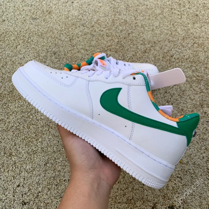 Nike Air Force 1 White/Green Double Swoosh DD8501-161