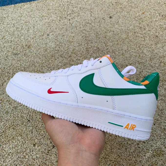 Nike Air Force 1 White/Green Double Swoosh DD8501-161