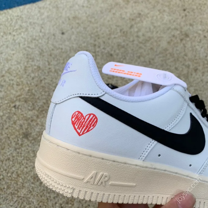 Nike AF1 Low Valentine's Day Black White Sneakers