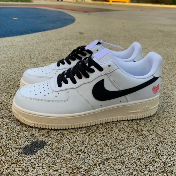 Nike AF1 Low Valentine's Day Black White Sneakers