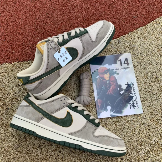 Katsuhiro Otomo x Nike Dunk Low White Grey Green LF0039-011