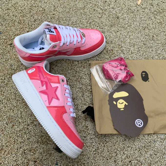 BAPE STA SK8 Pink