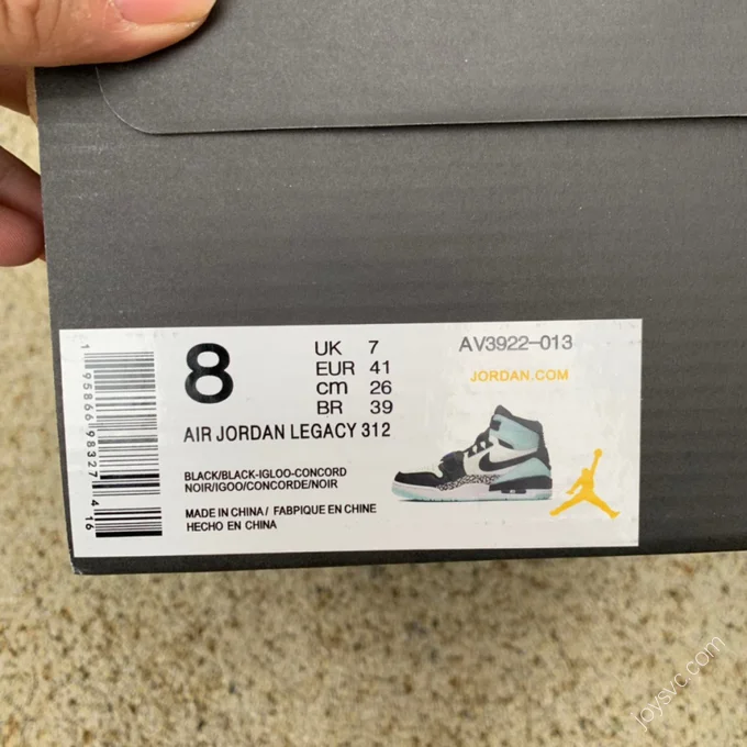 Air Jordan 312 Tiffany Basketball Shoe AV3922-013