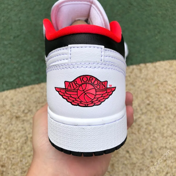 Air Jordan 1 Low Black White Red 553560-160