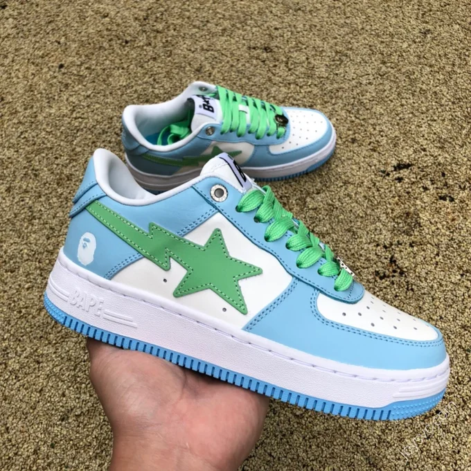 BAPE STA SK8 Green Blue