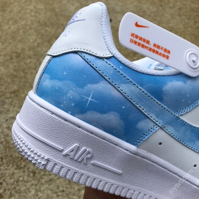 Nike Air Force 1 White/Blue Starry Sky AQ4134-100