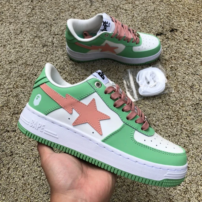 BAPE STA SK8 Green White