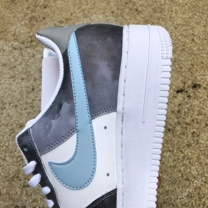 Nike Air Force 1 Low White/Grey/Blue Swoosh BS8872-033