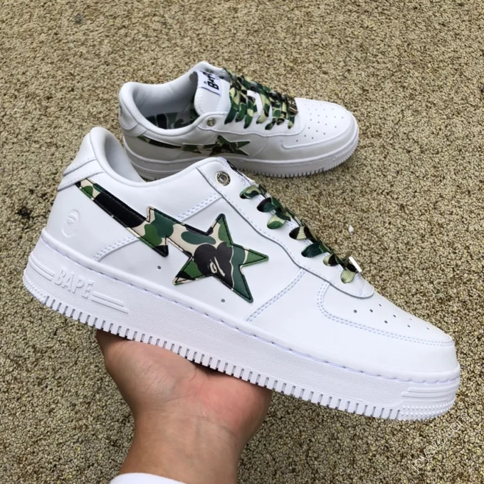 BAPE STA SK8 Green White