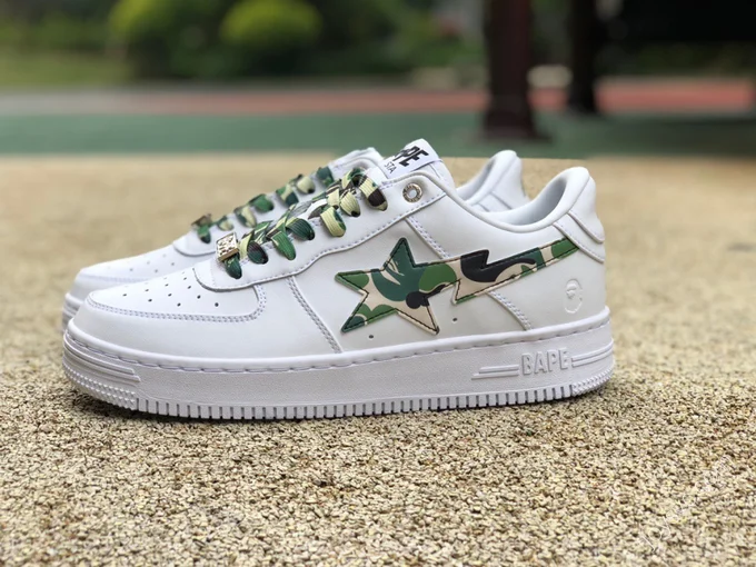 BAPE STA SK8 Green White