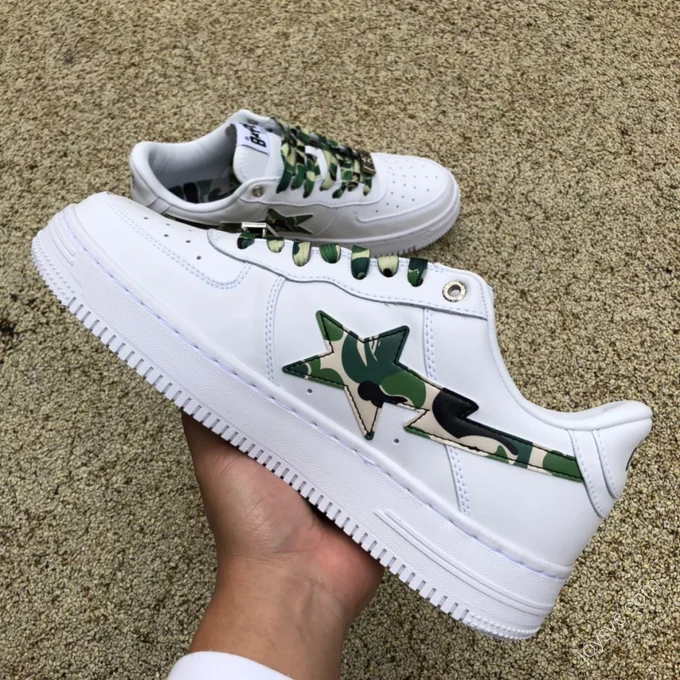 BAPE STA SK8 Green White