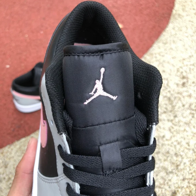 Air Jordan 1 Low Black Pink 553558-062