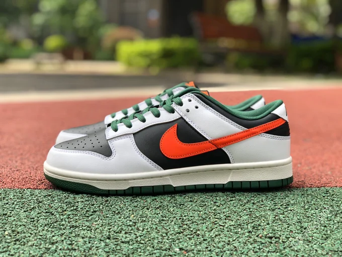 Nike Dunk Low White Black Orange Green DD7412-997