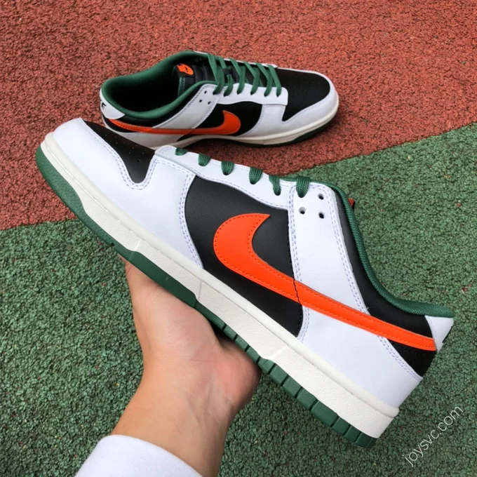 Nike Dunk Low White Black Orange Green DD7412-997