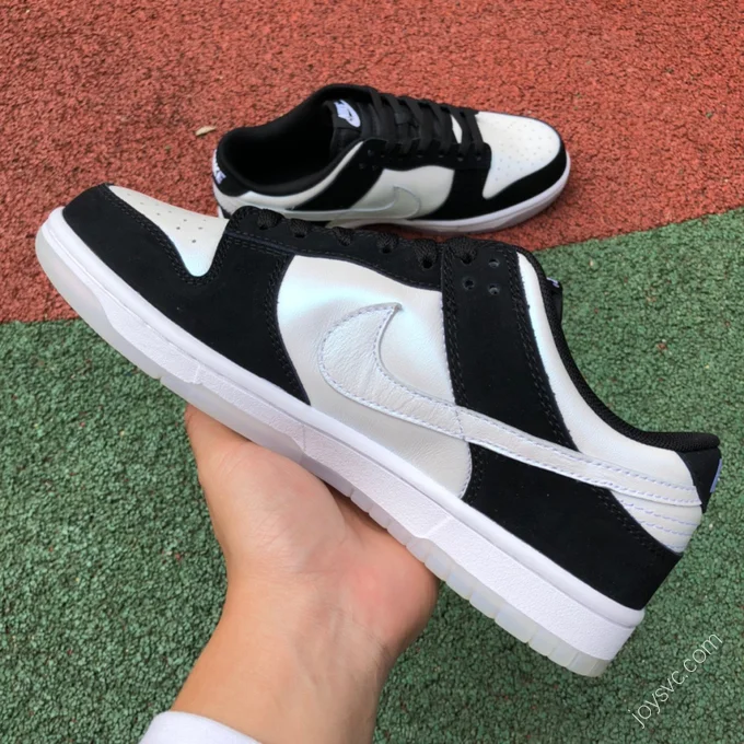 Nike Dunk Low Retro Black White Iridescent DO7412-985