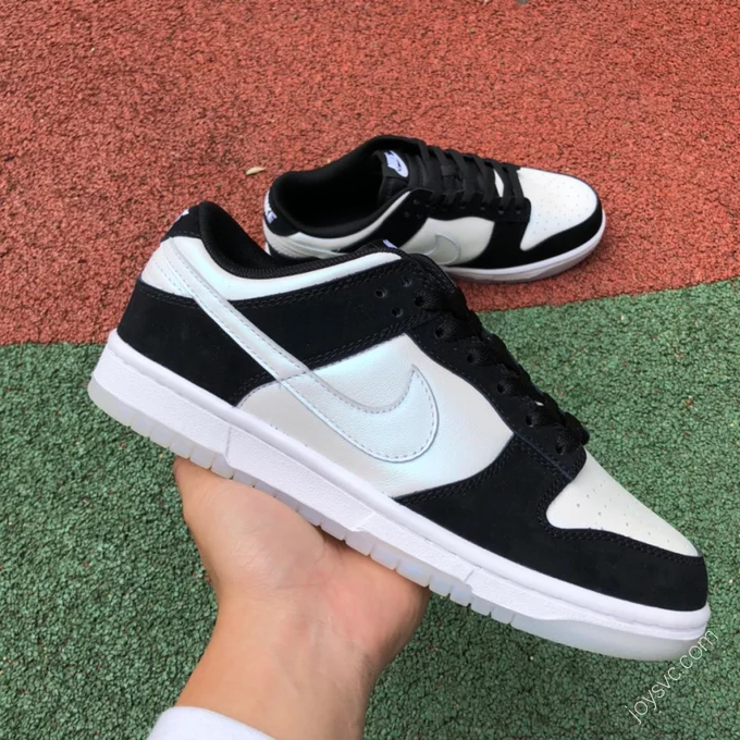 Nike Dunk Low Retro Black White Iridescent DO7412-985