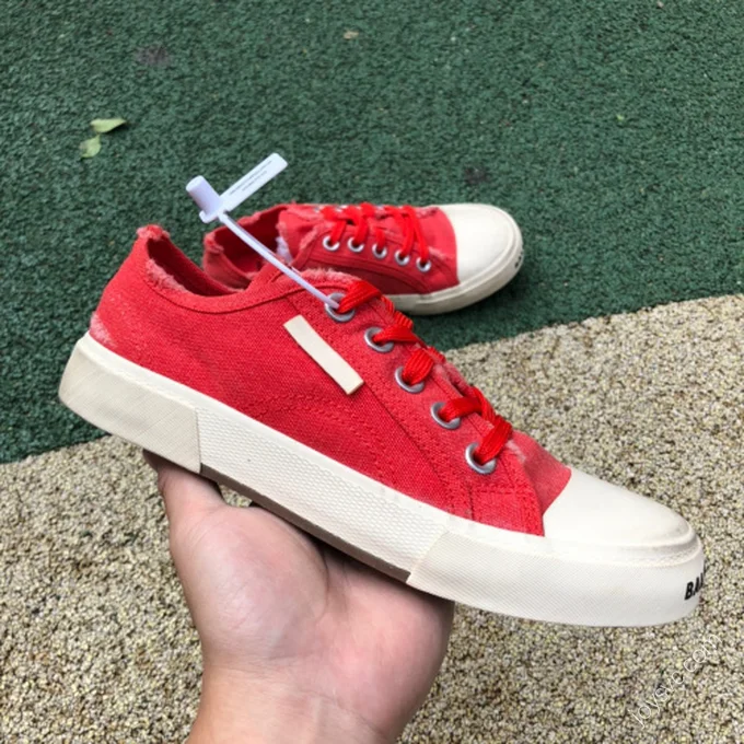 Balenciaga Paris White Red