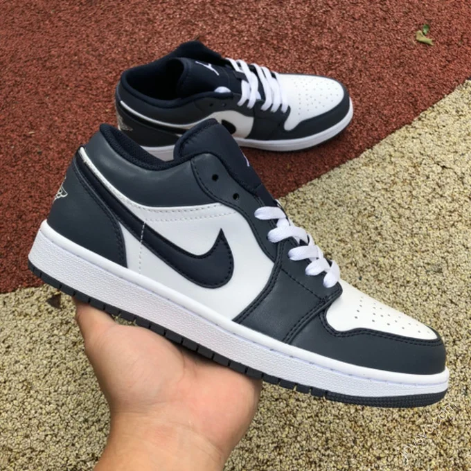 Air Jordan 1 Low Navy Blue 553558-414