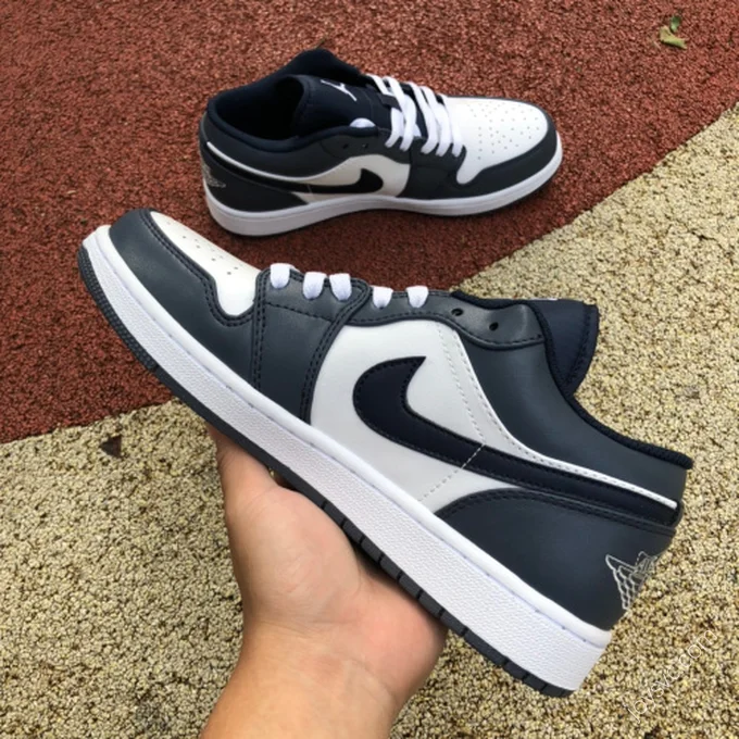 Air Jordan 1 Low Navy Blue 553558-414