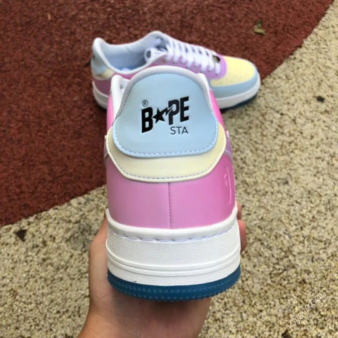 BAPE STA SK8 Pink White