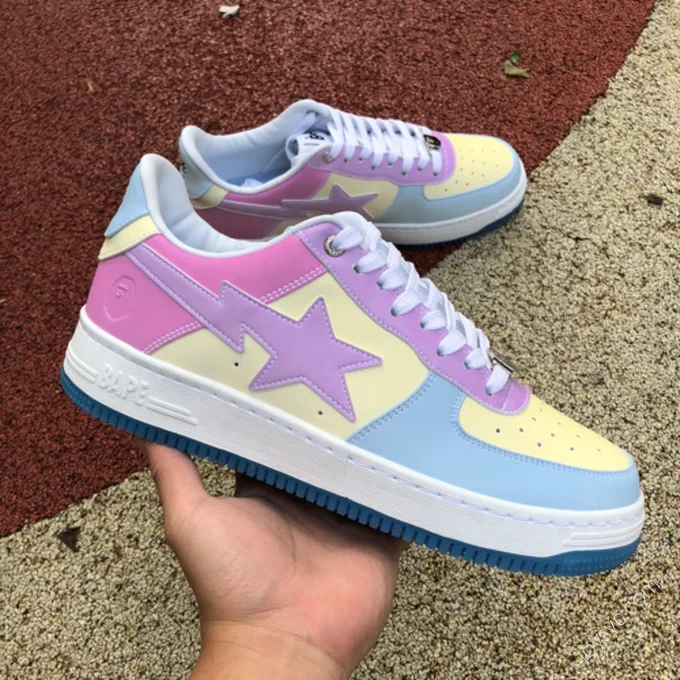 BAPE STA SK8 Pink White