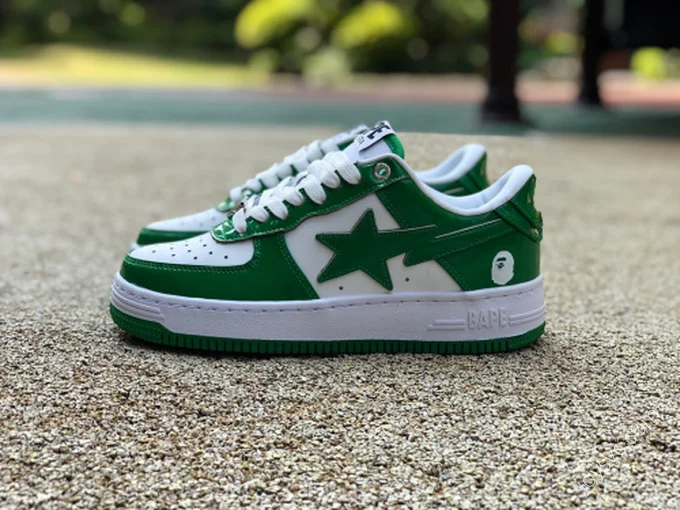 BAPE STA SK8 Green White