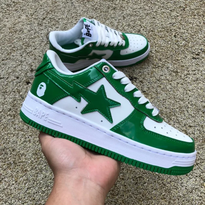 BAPE STA SK8 Green White