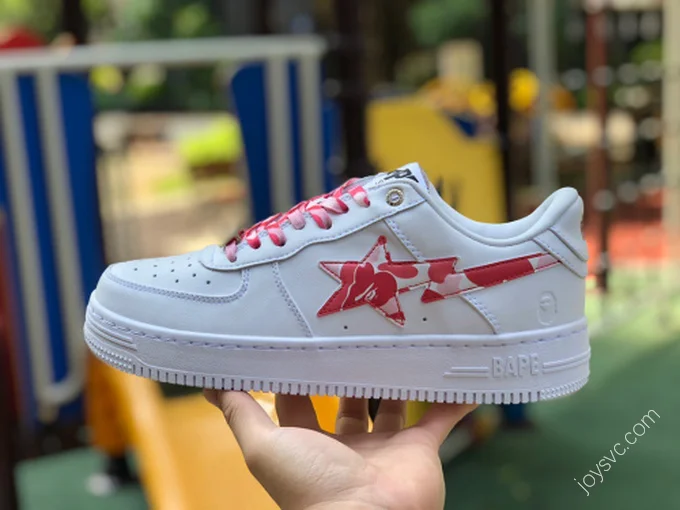 BAPE STA SK8 Red White