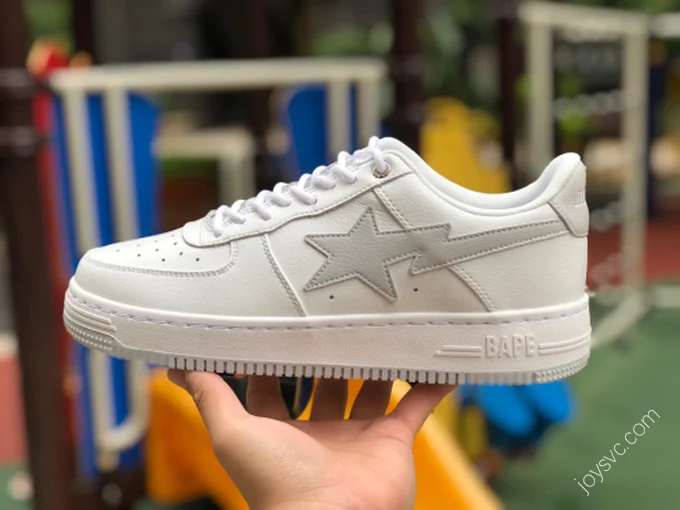 BAPE STA SK8 Grey White