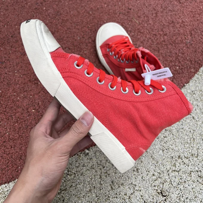 Balenciaga Paris High White Red