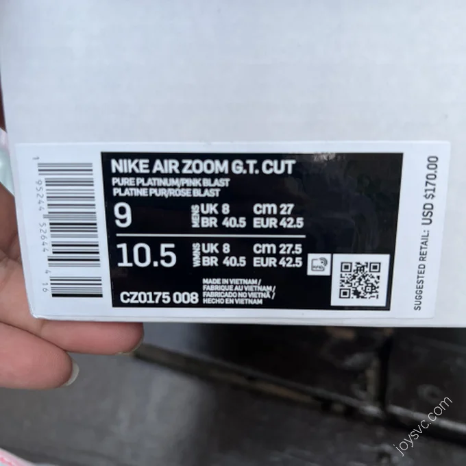 Nike Air Zoom GT Cut Pink Grey CZ0175-008