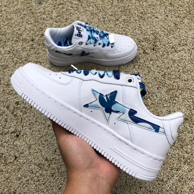 BAPE STA SK8 Blue White