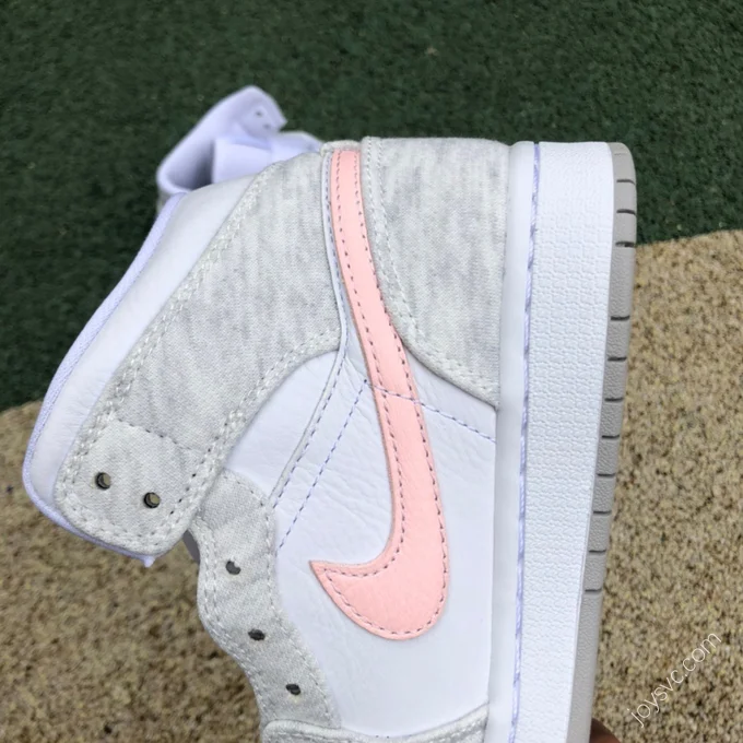 Air Jordan 1 Mid SE WMNS White Grey Pink Sneakers DN4045-001