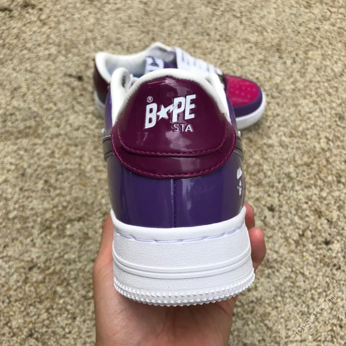 BAPE STA SK8 Red Purple