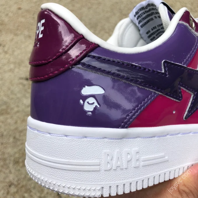 BAPE STA SK8 Red Purple