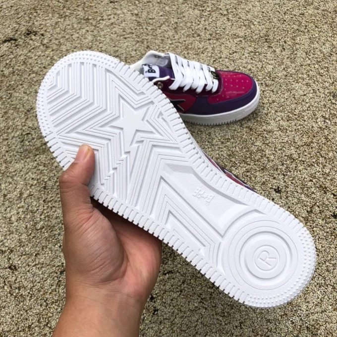 BAPE STA SK8 Red Purple