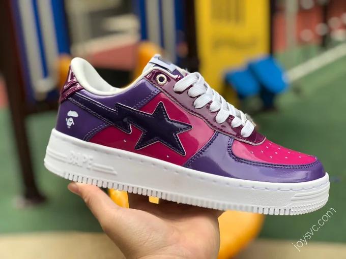 BAPE STA SK8 Red Purple