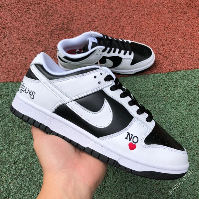 Nike Dunk Low White Black Heart DO7412-984