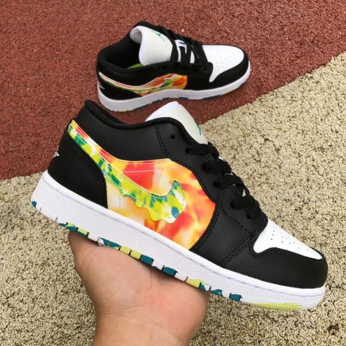 Air Jordan 1 Low Tie-Dye Women's Low-Top Sneaker DJ6252-038