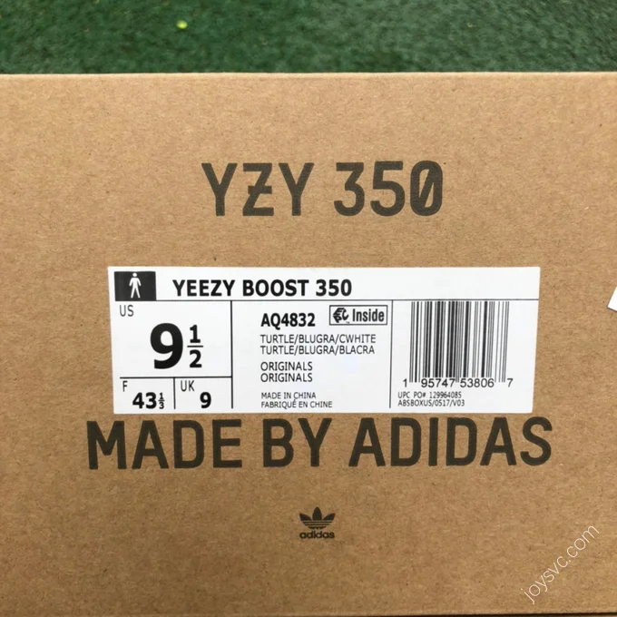 Adidas Yeezy Boost 350 Grey White AQ4832