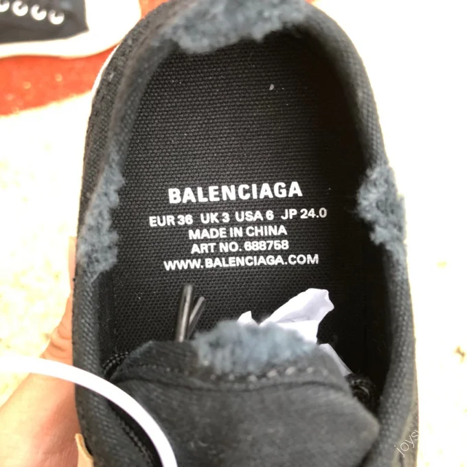 Balenciaga Paris Black White