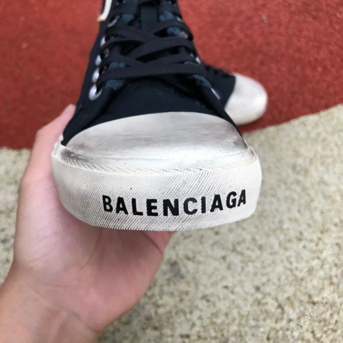 Balenciaga Paris High Black White